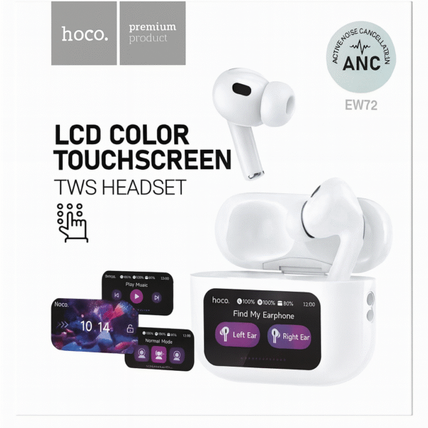 EW72/LCD COLOR TOUCHSCREEN TWS HEADSET