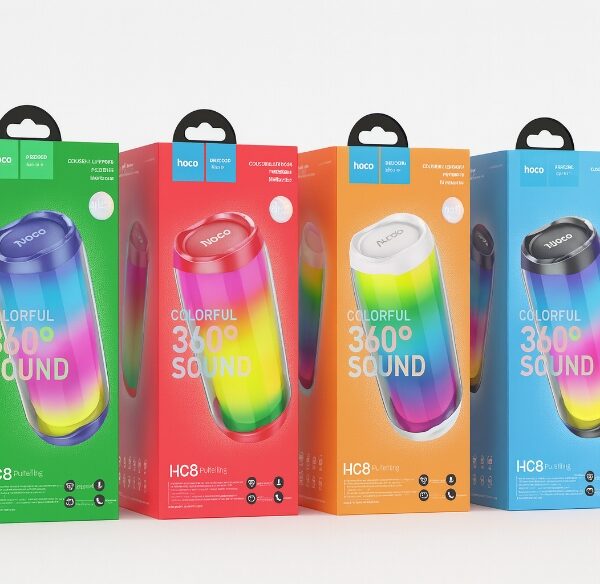 HC8/COLOURFUL LUMINOUS BT SPEAKER