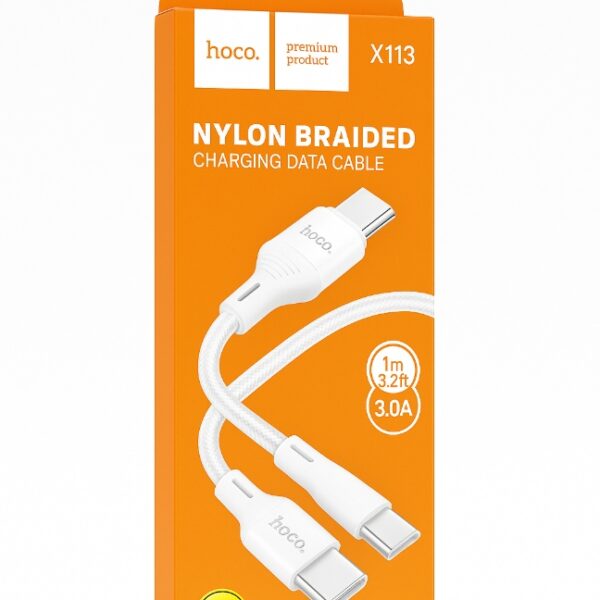 X113, TYPE C TO TYPE C ,FAST CHARGING DATA CABEL