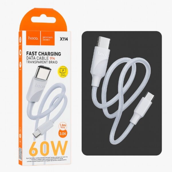 X114.C TO C FAST CHARGING DATA CABEL ,60W